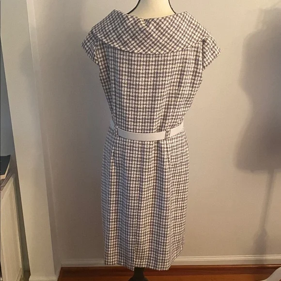 Alex Marie size 12 portrait colored belted dress excellent condition - Picture 6 of 10